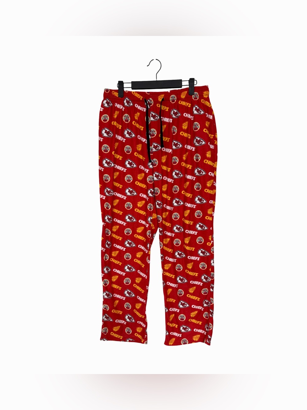 NFL Team Apparel’Kansas City Chiefs’ Pajama Pants Men’s Large Red
